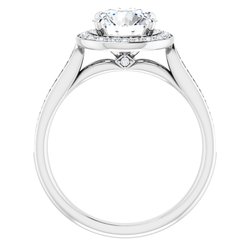Halo-Style Engagement Ring     